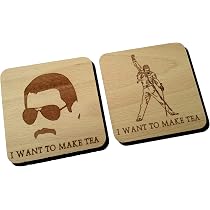 Tazza In Ceramica Freddie Mercury Queen 311g | 'I Want To Drink Tea' | Regalo Originale Per Fan | Lavabile In Lavastoviglie E Microonde