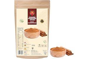 THE WORLDWIDE MINT Ceylon Cinnamon Powder | Ethically Sourced 100% Authentic True Ceylon | Cinnamon Ground | Dalchini Powder | Premium Quality | Natural | Non GMO| Vegan | No additives | No Preservatives | 100G