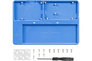 SunFounder RAB Holder for Raspberry Pi Breadboard Holder 5 in 1 Base Plate Compatible with Arduino Uno R4 Minima/WiFi/Uno/Mega, Raspberry Pi 5 4B 3B+ 3B 2 Model B and 400 800 Points Breadboard
