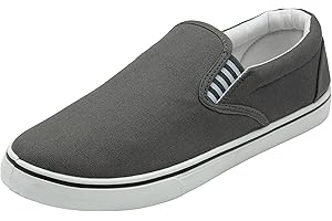DUNLOP Mens Canvas Shoes Slip On Boat Deck Yachting Summer Plimsoll Casual Pumps Trainers