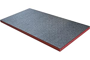 Shadow Foam Foglio medio – 1000 mm x 500 mm | Schiuma tagliata e stacca per l'organizzazione di cassette degli attrezzi, valigette aeree, sistemi di archiviazione fai da te e attrezzi (30 mm, rosso)