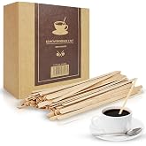 MARCPRINT 1000 Disposable Coffee Sticks 14 cm &ndash; Wooden Disposable Coffee Sticks &ndash; Coffee Remover 100% Natural and Biodegradab