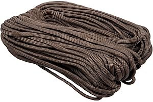 Andifany 100ft 550 Cord Para cord Parachute Survival Cord - Coyote Brown