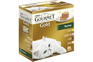 PURINA TIDY CATS Gourmet - Gourmet Gold Pack Assortiment Terrine - 680 g