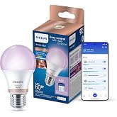 Philips Smart Lighting LED Ampul A60 E27 60W Eşdeğer RGB - Google Home, Alexa, HomeKit ve Matter uyumlu
