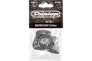 JIM DUNLOP Púas Gator Grip 2,00mm Saco de 12