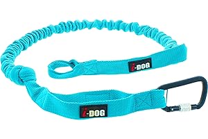 I-DOG Longe Opale CANICROSS Gamme ALM Coloris Bleu (Medium Dog, 190)