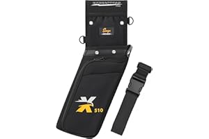 Sunya X510 Carquois de Hanche pour Terrain et Compétition | Carquois d'archerie Silencieux à 3 emplacements avec système de Rangement Robuste (42x18cm)