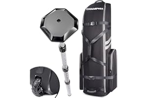 CHAMPKEY Sac de Voyage de Golf rembourré de qualité supérieure avec système de Soutien Anti-Impact – Tissu Oxford 1200D Housse de Voyage de Golf