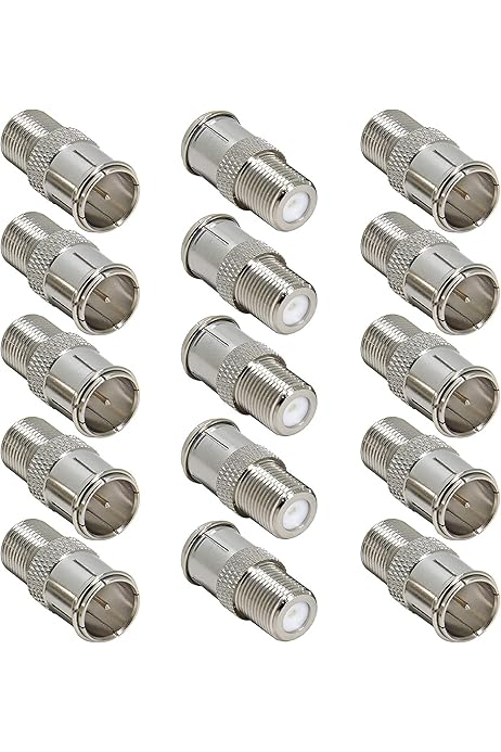 ADATTATORE F FEMMINA FEMMINA PER CAVI ANTENNA - Foto 11