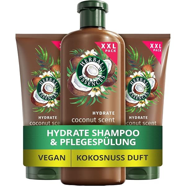 Herbal Essences Aloe Set – Shampoo & Pflegespülung, Mit Aloe Vera, Für Intensive Feuchtigkeit & Seidigen Glanz
