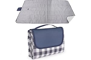 LIVEHITOP Manta Picnic Impermeable 150x200cm, Plegable Portátil Compacto Alfombra para Playa Esterilla Playa Exterior Verano Familia Acampar Barbacoa, Jardín