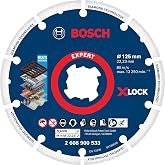 Bosch Professional 1x EXPERT Diamond Metal Wheel X-LOCK Kesme Diski 125 mm (D&ouml;kme demir, Paslanmaz &ccedil;elik, &Ccedil;elik, Demir i&ccedil;erme