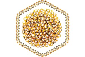 WILLBOND 300 Pezzi Abbellimenti di Api in Legno Auto-Adesivo per Fai da Te Scrapbooking Arredamento