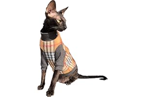 Kotomoda Chats Col Roulé cellules Brunes (L)