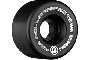 Rollerbones Team Logo 98A Recreational Roller Skate Wheels (Set of 8)