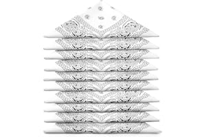 ...KARL LOVEN BANDANA set da 5 10 20 - Motivo Paisley Mandala - 100% Cotone - Spessore Superiore - 20 Colori Esclusivi