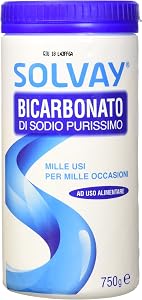 Solvay® - Bicarbonato di Sodio 750g - Multiuso - Ad uso alimentare - Casa; Cucina; Lavatrice