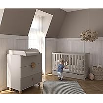 ZEE Babybett Bambi 100x50 Cm - Beistellbett Mit Klappbarer Seite & Rollen