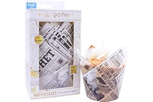 PME Harry Potter Tulipas para Muffins, Set de 24, The Daily Prophet