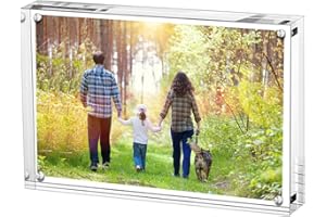 Boxalls Cornici Foto Acriliche, Mascagni Cornice 9 x 13 CM Plexiglass Chiusura Magnetica