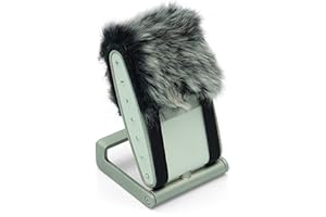 Tula Dead Cat TULA MICS, bonnette anti-vent professionnelle pour microphone avec filtre anti-pop (enregistrement audio clair comme du cristal, ajustement parfait, léger et durable), gris