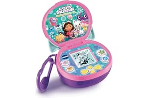 VTech Gabby's Dollhouse MerCat & Me On-the-Go, Official Gabby's Dollhouse Toy with 4 Interactive Games & Bag Attachment, For Memory, Maths & Problem Solving, For Kids 3, 4, 5+ Years, English Version