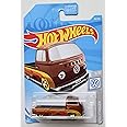 HOT Wheels 1:64 Scale Volkswagen 3/10, Burnt Orange Volkswagen T2 Pickup 96/250