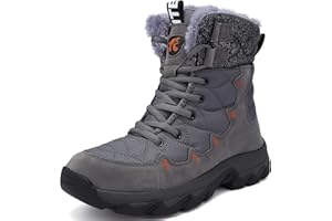 Lvptsh Herren Damen Winterstiefel Schneestiefel Wasserdicht Warme Gefüttert Anti-Rutsch Trekking Wanderschuhe Winterschuhe Outdoor Boots Stiefeletten