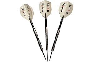 Roleo Professionnel steeldartp Lime Professional – 90% tungstène – Lot de 3 18 g, 20 g + 22 g