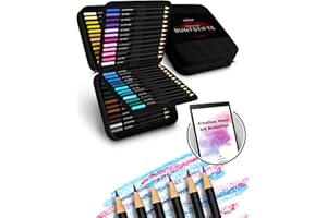 ‎LIEBERGE LIEBERGE Premium Buntstifte Set in Profi-Nylon-Etui – 72 Farben – hochpigmentierte Colored Pencils – bruchsicher, weiche Farbabgabe | Malstifte für Erwachsene, Kinder und Künstler (Profi-Nylon-Etui)