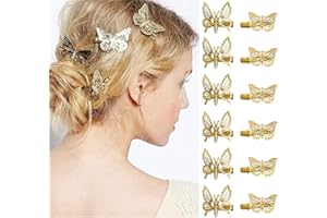 BEICHI 12 Pezzi Forcina a Farfalla，Forcina a Farfalla 3D，per Capelli Grande Capelli Clip Accessori Capelli per donne e ragazze.