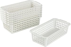 Kigima Förvaringskorg 20 x 10 x 5,5 cm 0,7 l set om 8 – allförvaringskorg av robust plast (BPA-fri) – förvaringslåda för kök