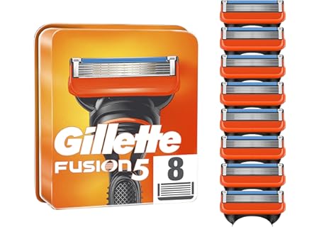 Gillette Fusion 5 Rakbladsrefiller För Män, 8 st, Med Antifriktionsblad För Upp Till 20 Rakningar Pe - Amazon Deal & Rabatt