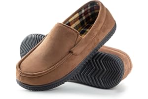 RockDove Men's Alexander Flannel Lined Loafer Slipper