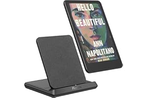 PlusAcc Bezprzewodowa ładowarka do Kindle Paperwhite Signature Editions (modele 2022 i 2024) i Colorsoft Signature Edition (32 GB), przenośny składany stojak ładujący kompatybilny z iPhone 13 Pro MAX