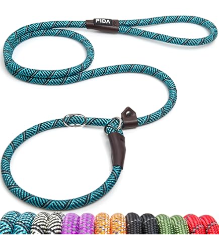 Fida Heavy Duty hondenlijn voor middelgrote en grote honden, 1,2 m Fida Heavy Duty hondenlijn voor middelgrote en grote honden, 1,2 m
