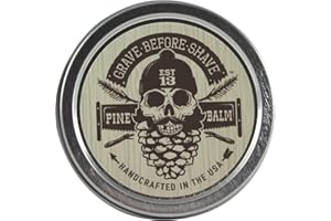 GRAVE BEFORE SHAVE Pine Scent Beard Balm (Pine/Cedar wood scent) (2 oz.) by Grave Before Shave