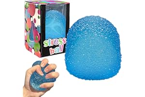 DONCIETY Stressabbau Fidget Ball für Kinder und Erwachsene traumhaft weichem Quetschgefühl (2,2 Zoll Blau)