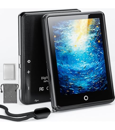 MP3 speler, BT 5.0 2,4 inch MP3 speler met Volledig Touchscreen