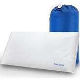 PETITXUMET Children's Memory Foam Pillow 90 x 35 x 6.5 cm Ergonomic and Hypoallergenic Made in Spain Flat Pillow for Children