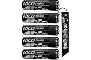 ‎NICO EUROPE Rauchkörper Smoke Grenades 120 Sekunden im 5er Pack in Schwarz Grau von NICO Europe mit Anhänger