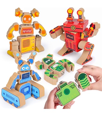 26 Lettres Robots Transformables En Dinosaures – Alphabet A-Z éducatif En ABS – Dès 6 Ans