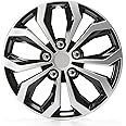 Cartrend 75567 Radzierblenden 4er Set Daytona Schwarz/Silber 14 Zoll