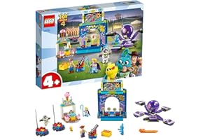 LEGO Juniors 4+ Toy Story 4 Buzz e Woody e la Mania del Carnevale! con le Minifigure di Buzz Lightyear e Woody, 10770