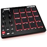 AKAI Professional MPD218 - Portabler 16-Pad-USB / MIDI-Pad-Controller Mit MPC-Pads, zuweisbaren Reglern, Tasten für Notenwied