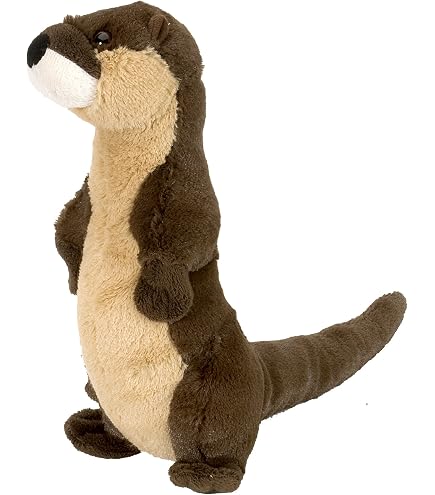 Wild Republic Peluche Mamma E Cucciolo Di Lontra 38cm - Morbido Ed Ecologico Con Imbottitura Da Bottiglie Riciclate