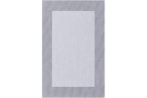 Estores Basic - Alfombra de Vinilo Premium, Antideslizante y Muy Resistente, para Interior y Exterior, Gris 80x150cm