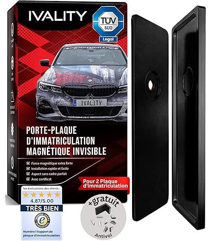 EQUAL QUALITY P5543 Soporte De Placa De Matrícula