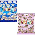Hannah’s Jazzles Chocolate Buttons, 140g Milk Chocolate and 140g White Chocolate, with Sprinkles, Vegetarian